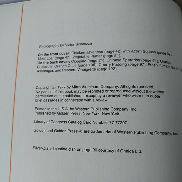 Pressure Cooking Anytime In No Time At All - Vtg 1977 Mirro Kitchens HC Cookbook - Picture 10 of 13